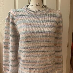 SHEIN Pastel Striped Women's Sweater